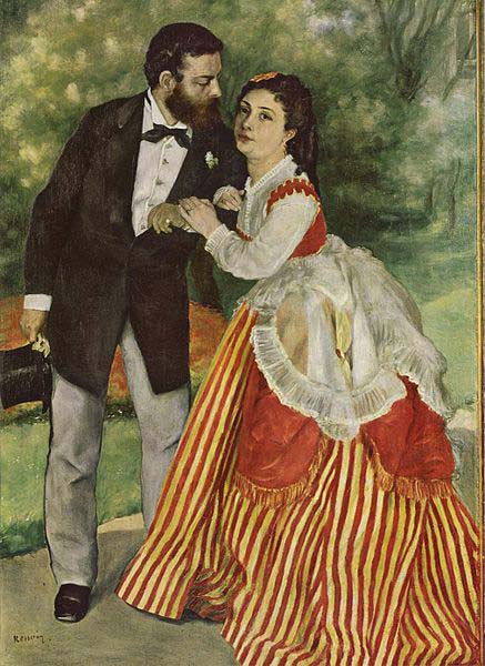 Portrat des Ehepaares Sisley
